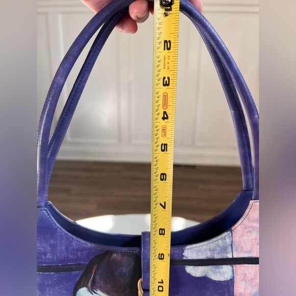 🌟FINAL🌟 Handpainted Vintage Jeon Los Angeles  Leather Bag. RARE! - Picture 10 of 16